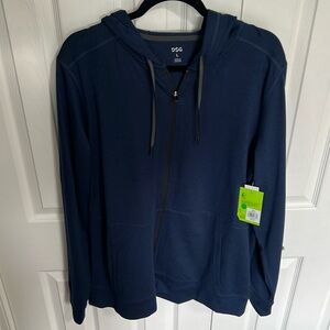 DSG navy zip up sweatshirt